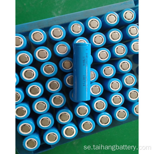 3.6V 18650 2200mah litium-ron NCM batteri